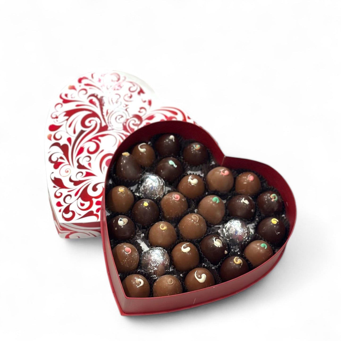 Paisley Heart Box Assorted Truffles