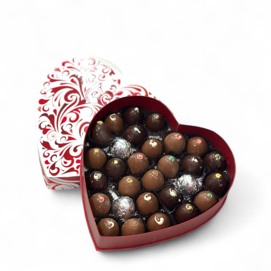 Paisley Heart Box Assorted Truffles