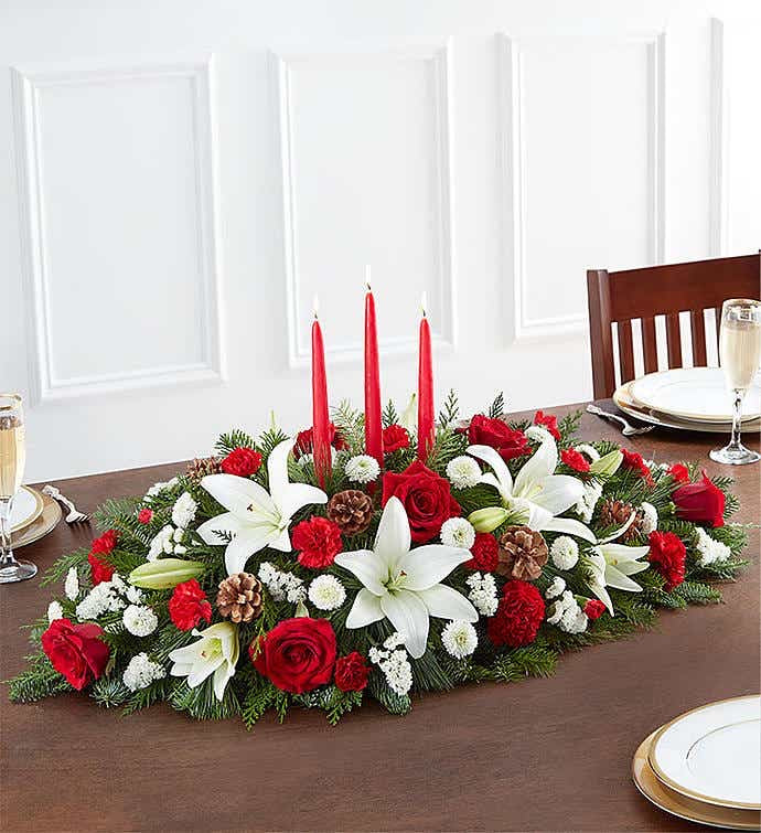 Traditional Christmas Centerpiece